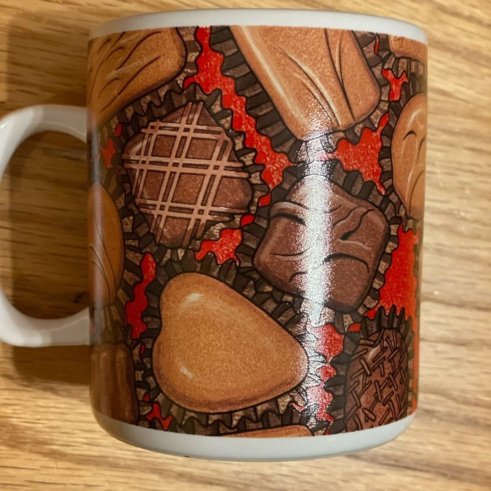 Ganz Chocolate‎ is my life coffee cup mug